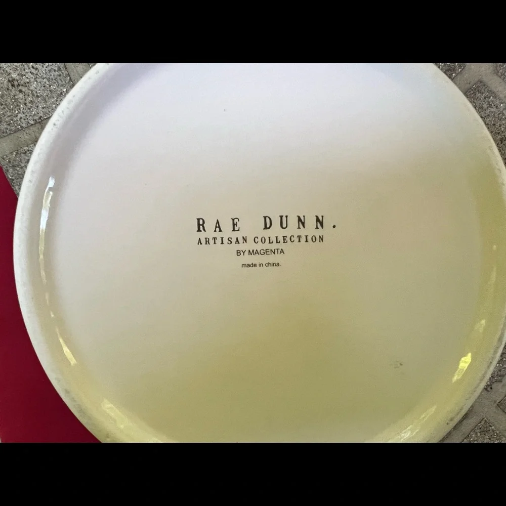 ❤️Host Pick❤️ Rare Rae Dunn Paw Print Pet Bowl